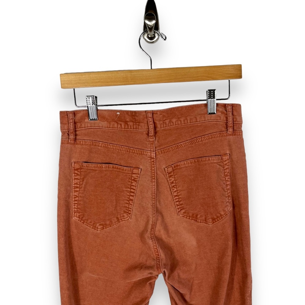 Loft High Waist Skinny Corduroy Pants, Spicy Clove, Size 4/27 - Picture 9 of 14